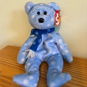 Ty 1999 Holiday Teddy Beanie Baby Bear Plush